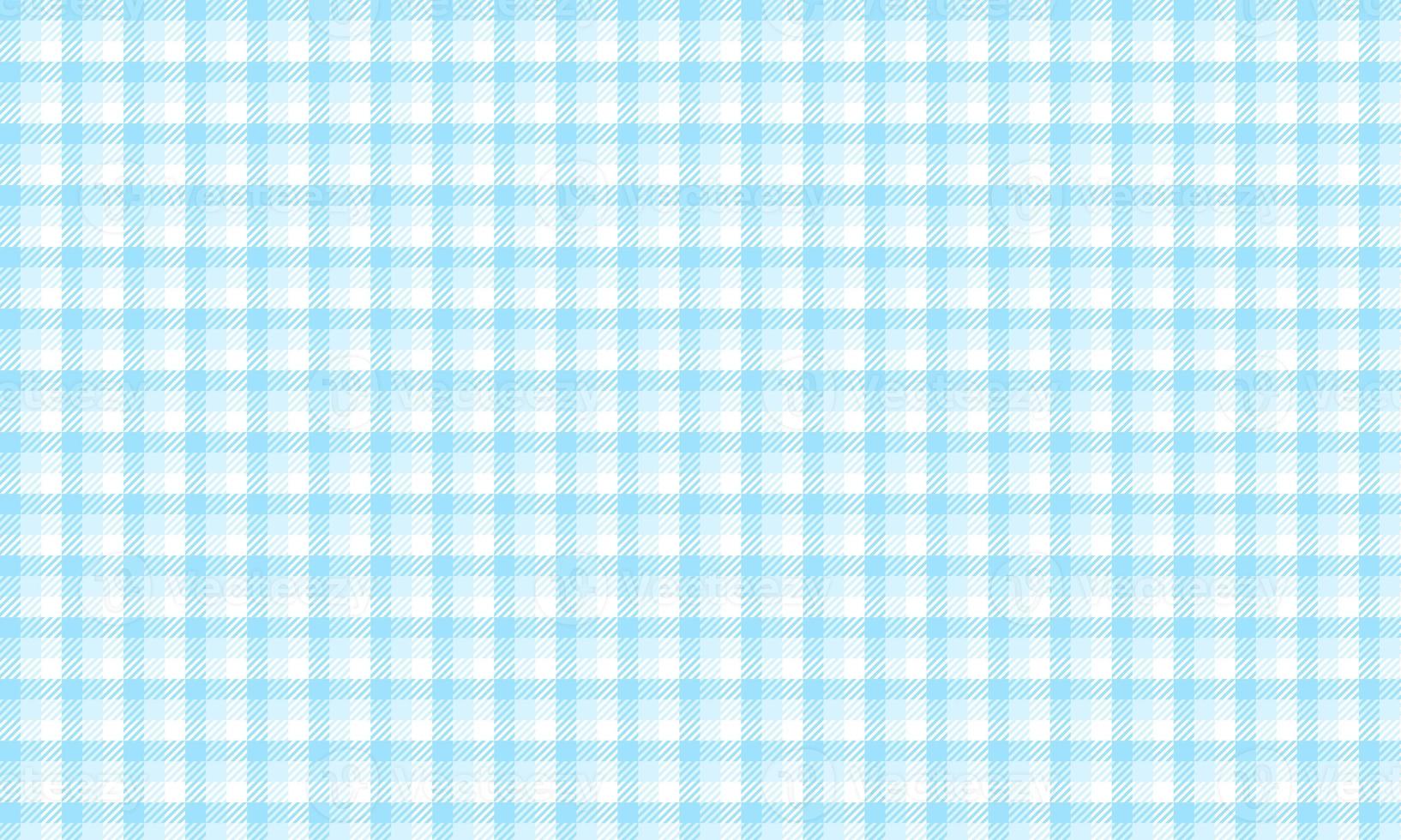 Turquoise blue seamless plaid pattern photo