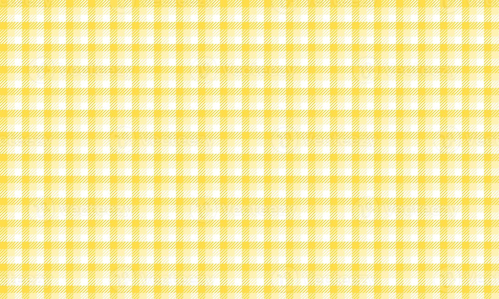 Yellow seamless plaid pattern photo