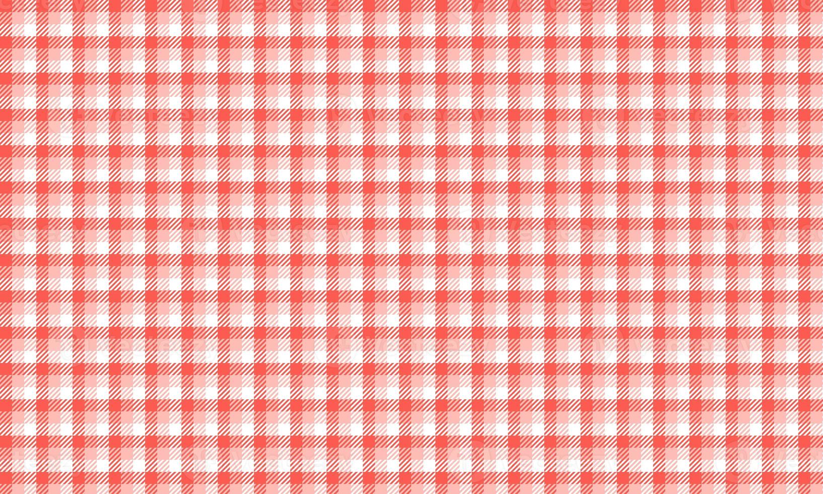 Red seamless plaid pattern photo