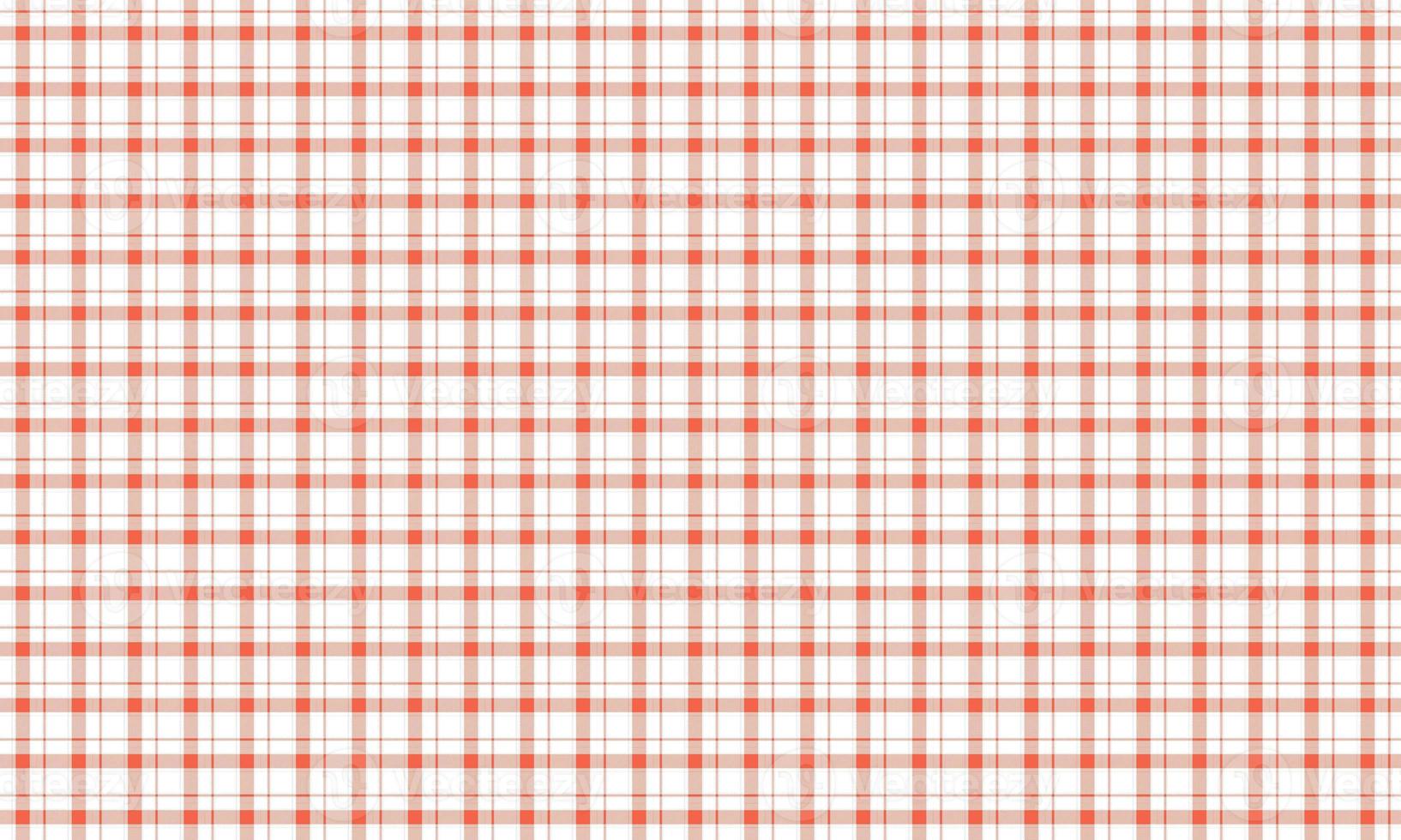 Red seamless plaid pattern photo