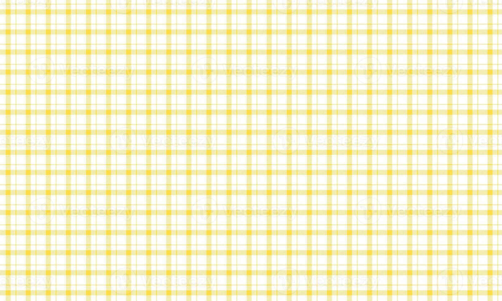 Yellow seamless plaid pattern photo