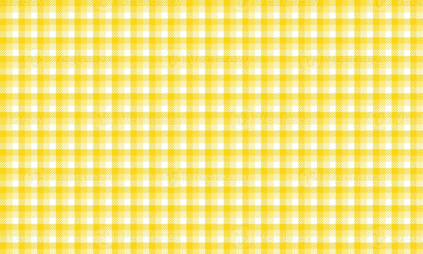 Yellow seamless plaid pattern photo