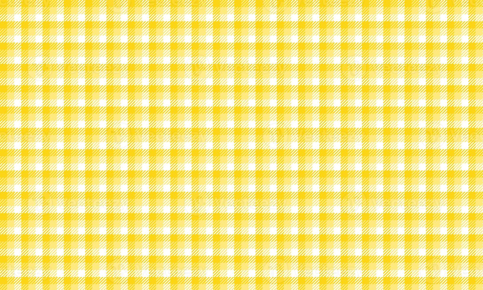 Yellow seamless plaid pattern photo