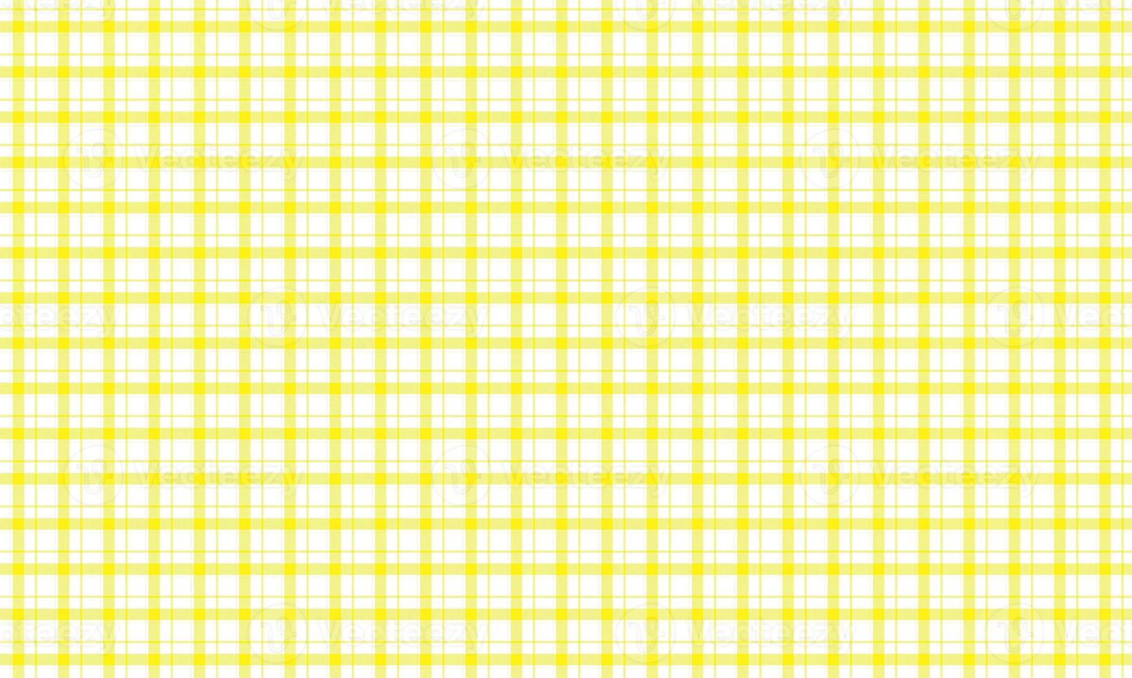 Yellow seamless plaid pattern photo