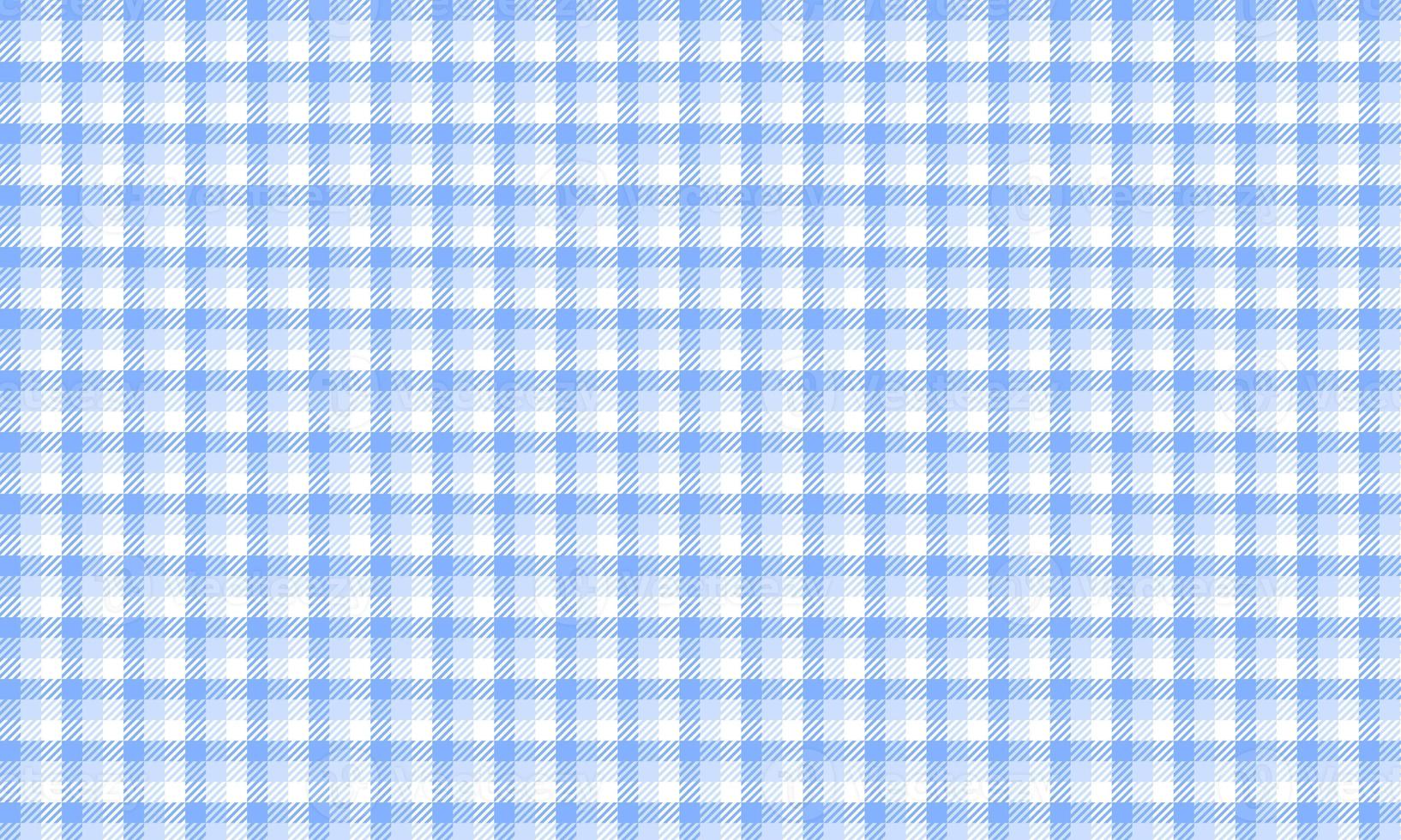 Blue seamless plaid pattern photo