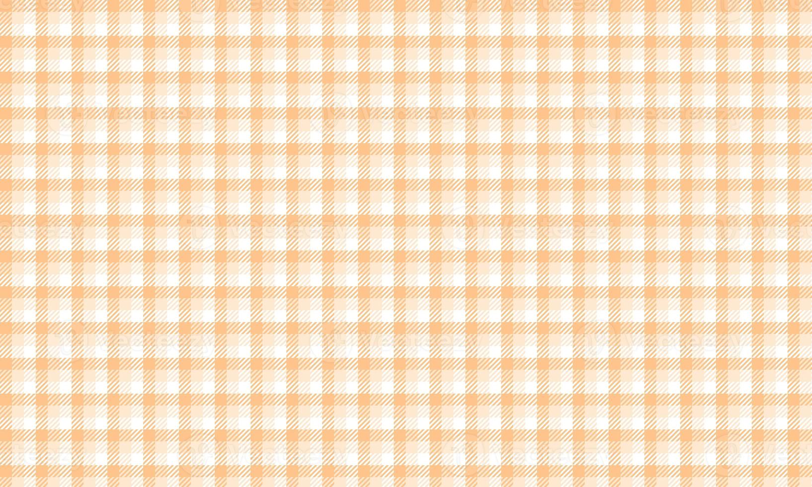 Orange seamless plaid pattern photo