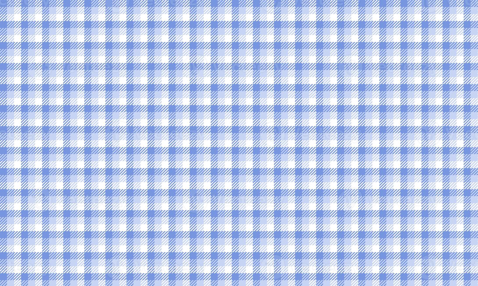 Blue seamless plaid pattern photo