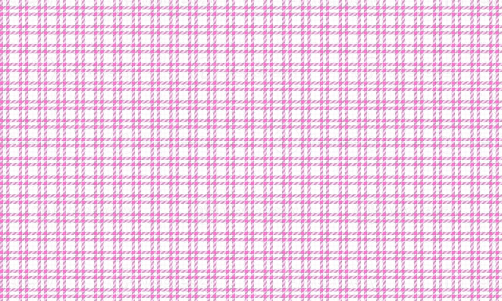 Pink seamless plaid pattern photo