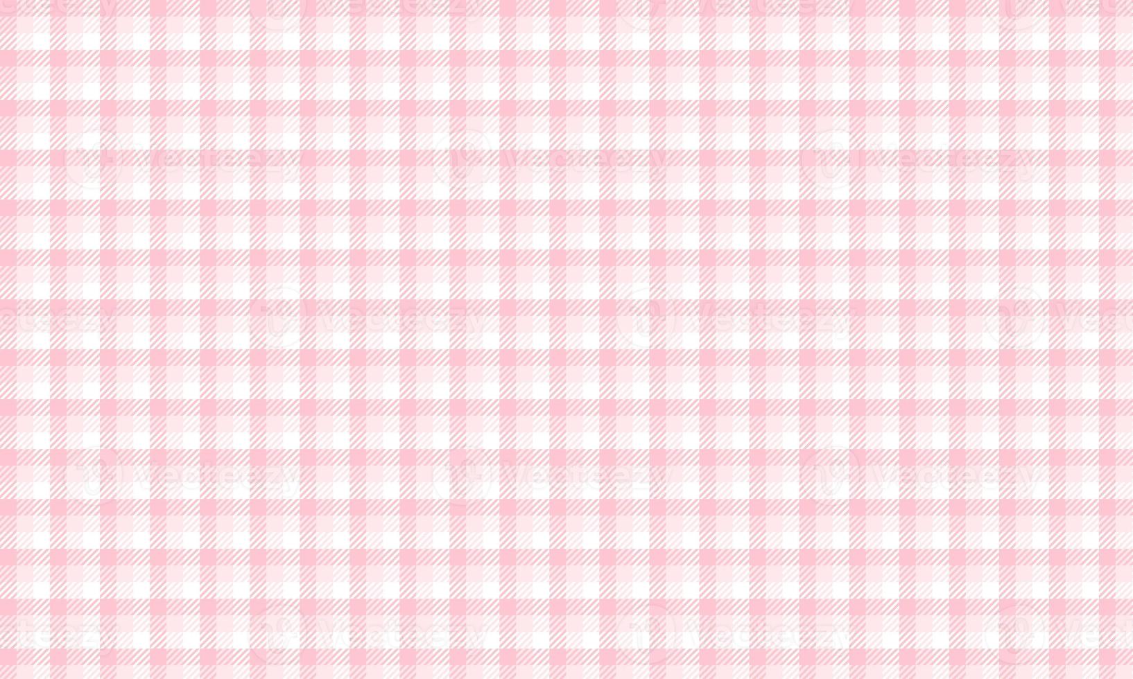 Pink seamless plaid pattern photo