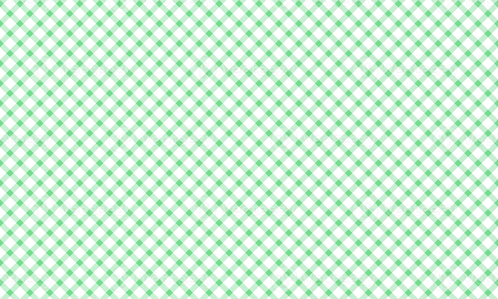 Green seamless plaid pattern photo