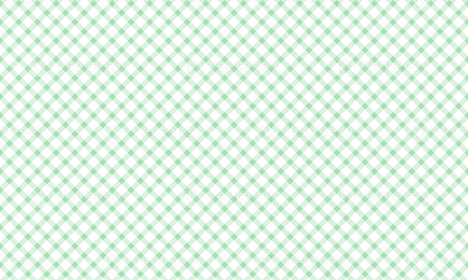 Green seamless plaid pattern photo