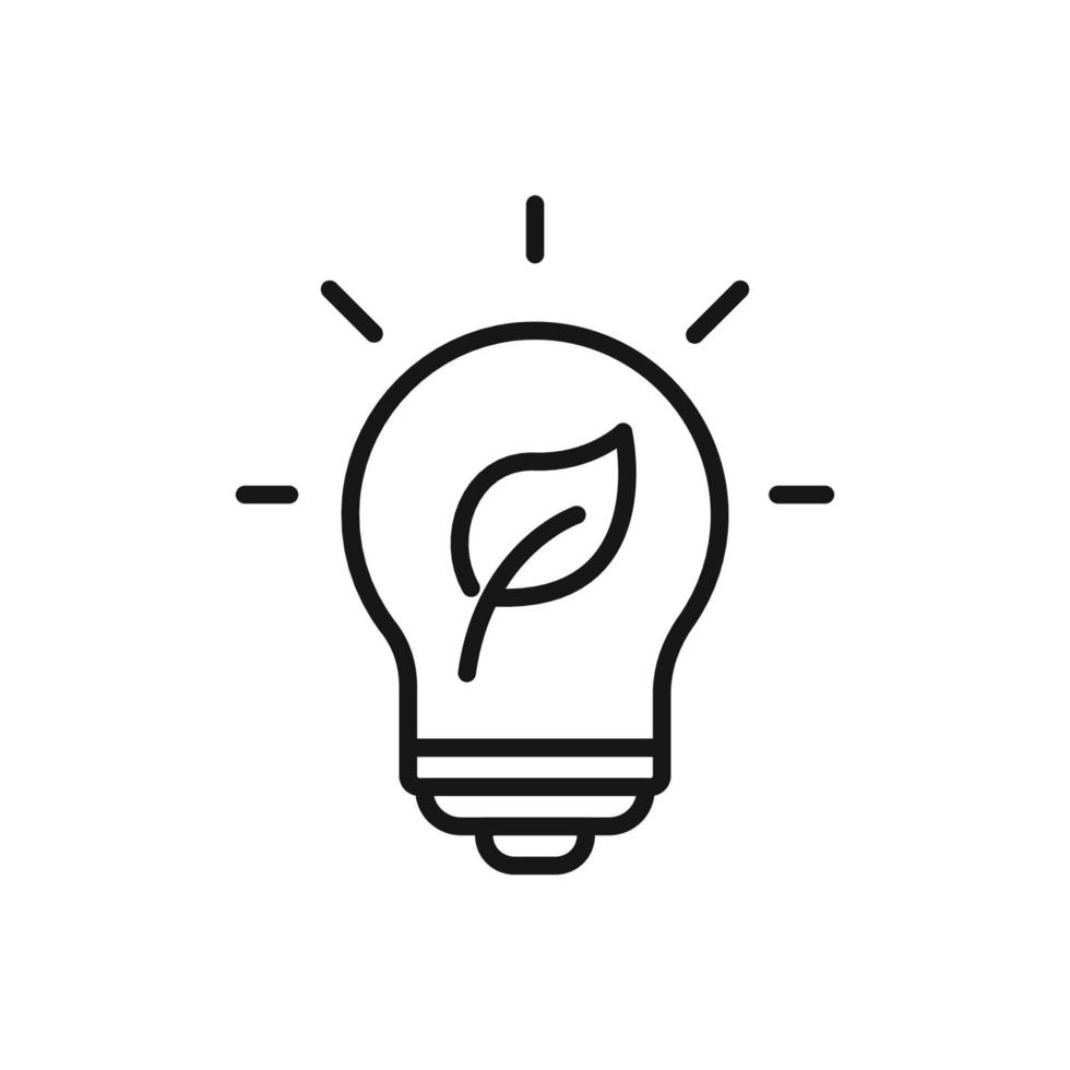 Editable Icon of Save Energy, Vector illustration isolated on white background. using for Presentation, website or mobile app