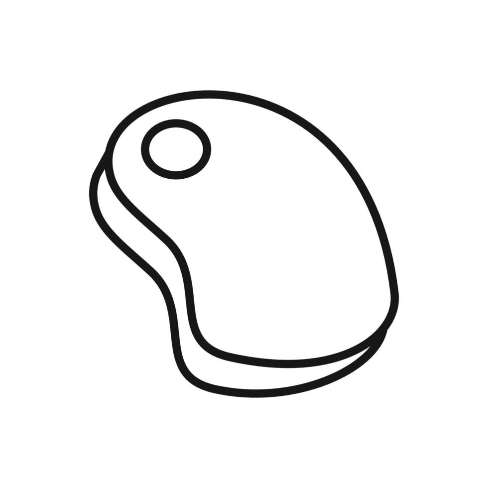 Editable Icon of Meat, Vector illustration isolated on white background. using for Presentation, website or mobile app