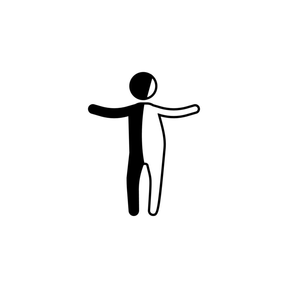 invisible hombre vector icono