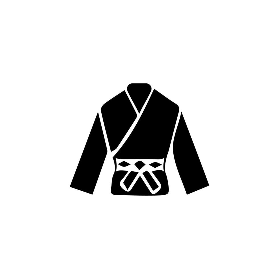 karate kimono vector icon