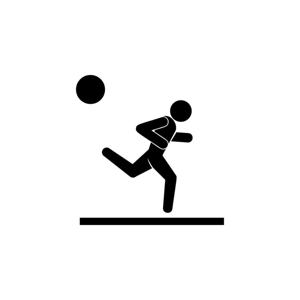 Running man vector icon