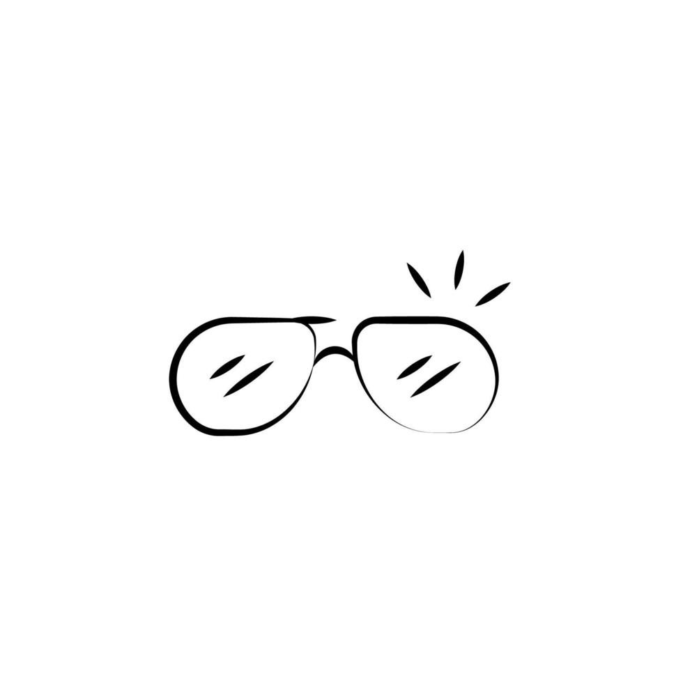 icono de vector de gafas