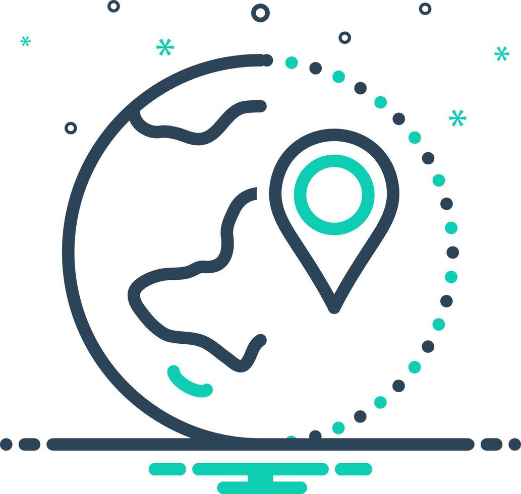 mix icon for realm vector
