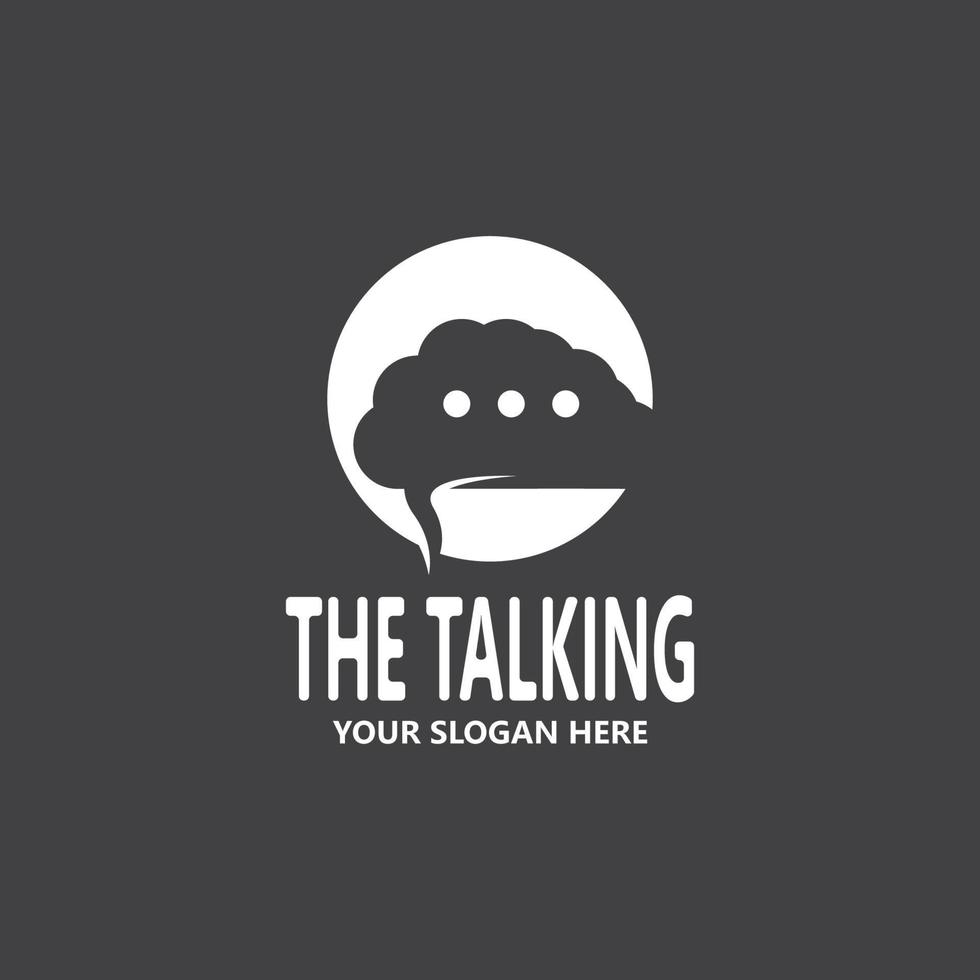 Chat Talking Logo And Symbol Vector Template