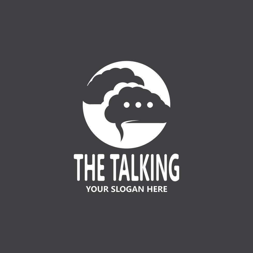 Chat Talking Logo And Symbol Vector Template