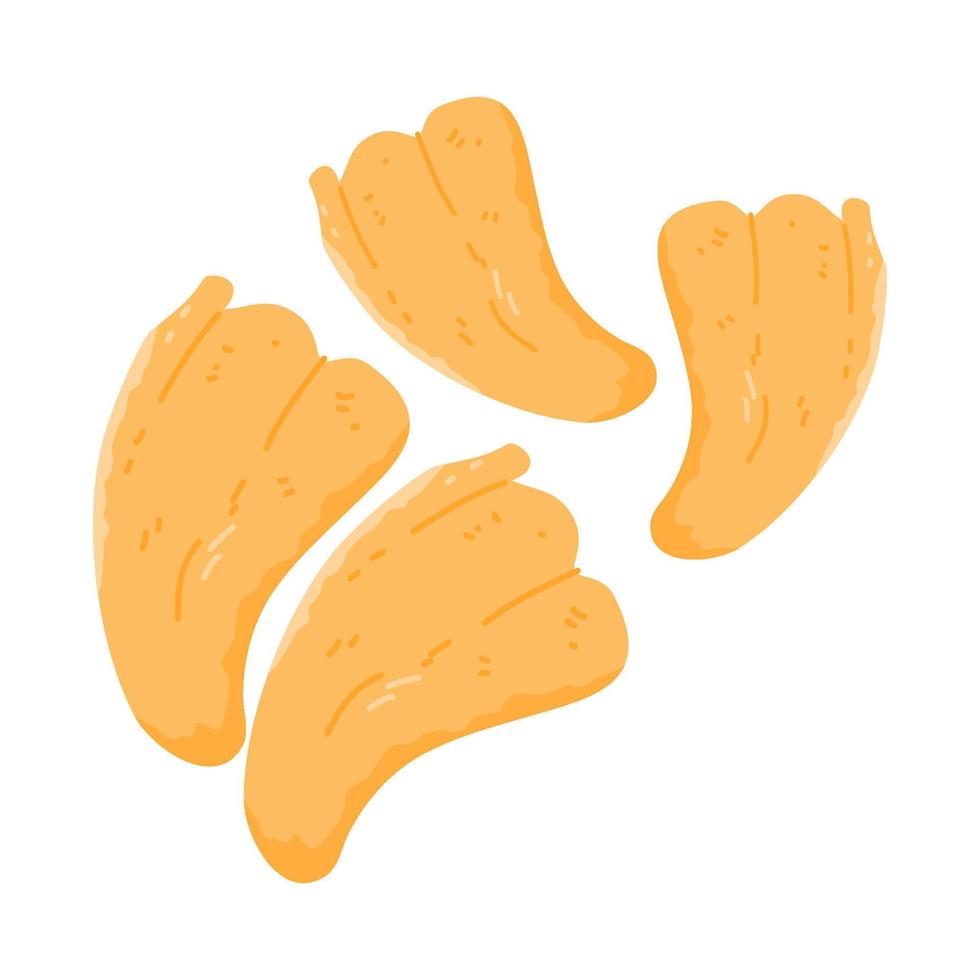 Pisang goreng or banana fritters vector