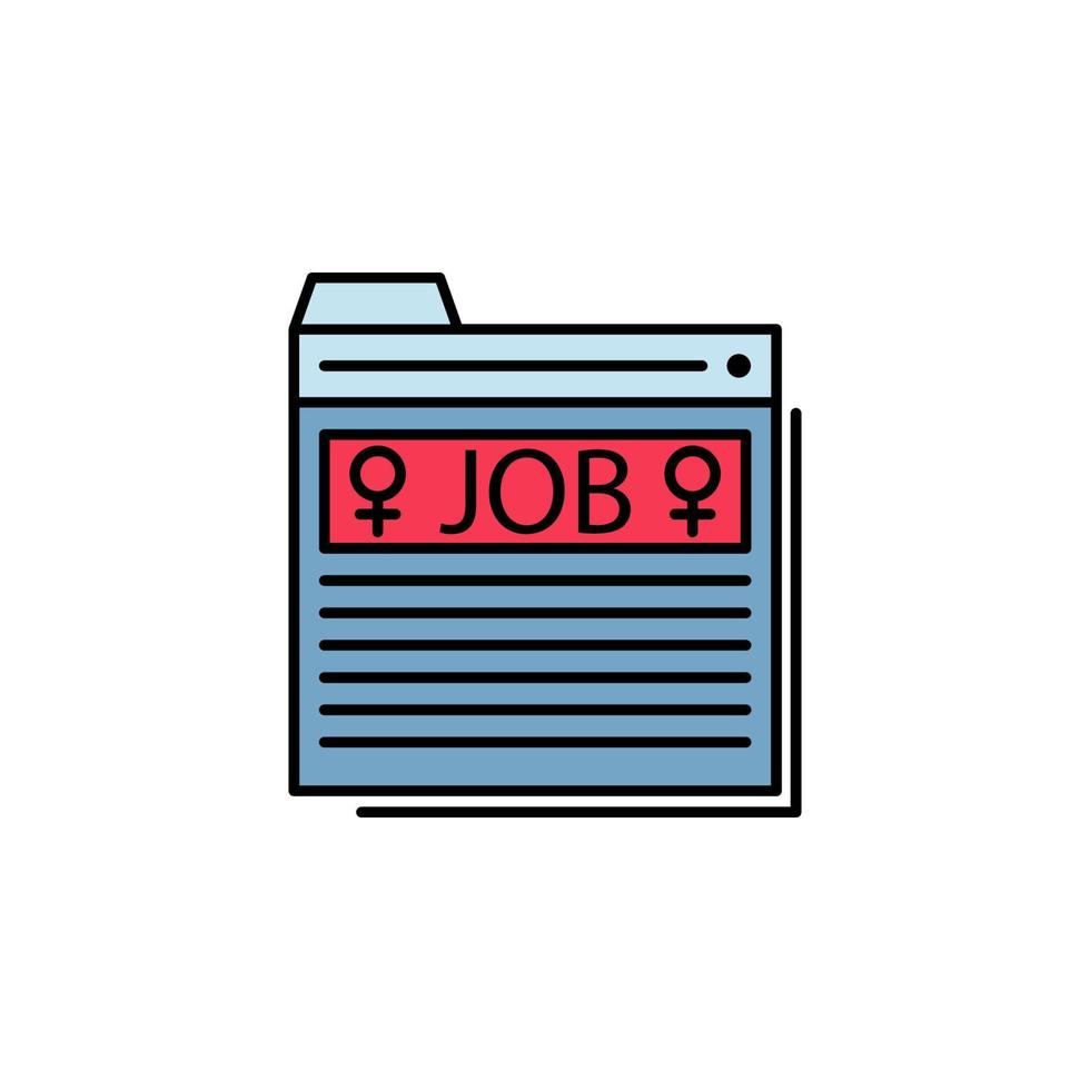 job, files, application,interface vector icon