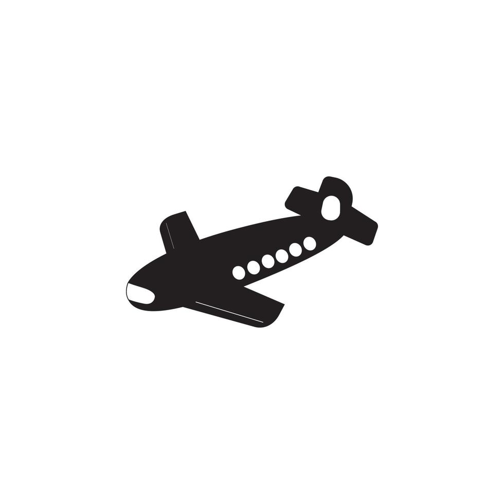 Toy plane vector icon