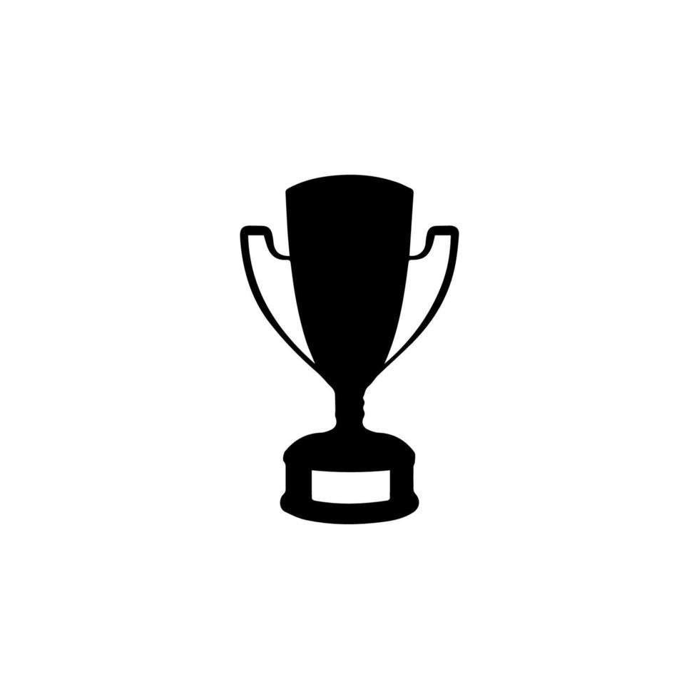 Winner trophy cup vector icon