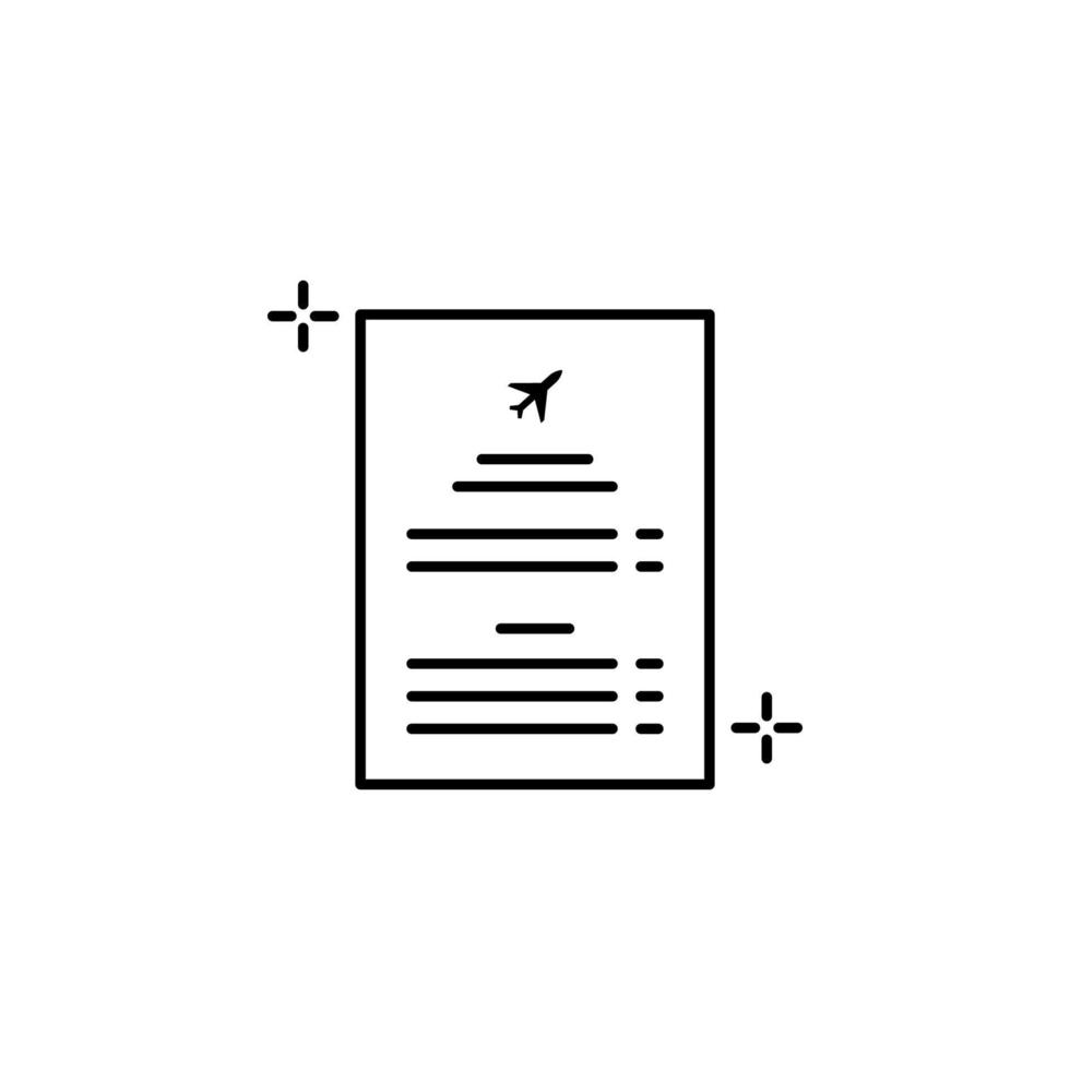 Manual, airport vector icon