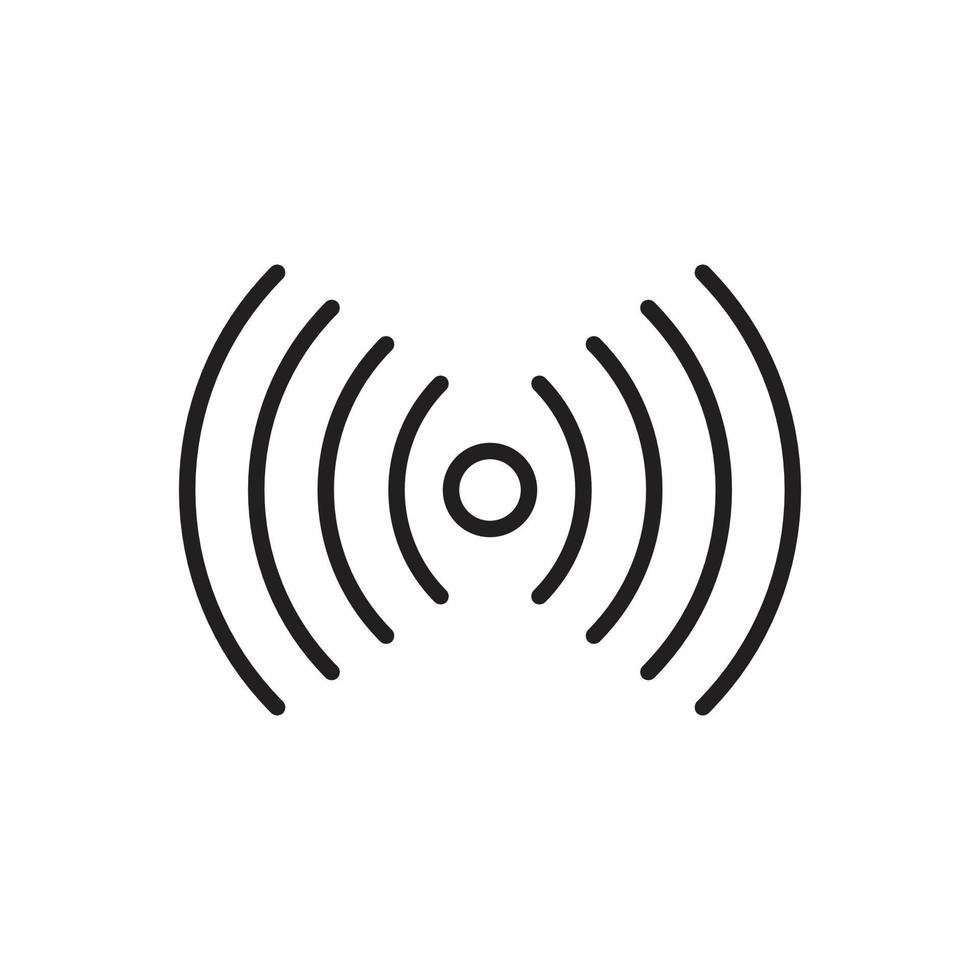 Editable Icon of Wireless Connection, Vector illustration isolated on white background. using for Presentation, website or mobile app