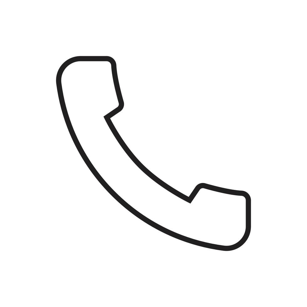 editable icono de teléfono, vector ilustración aislado en blanco antecedentes. utilizando para presentación, sitio web o móvil aplicación