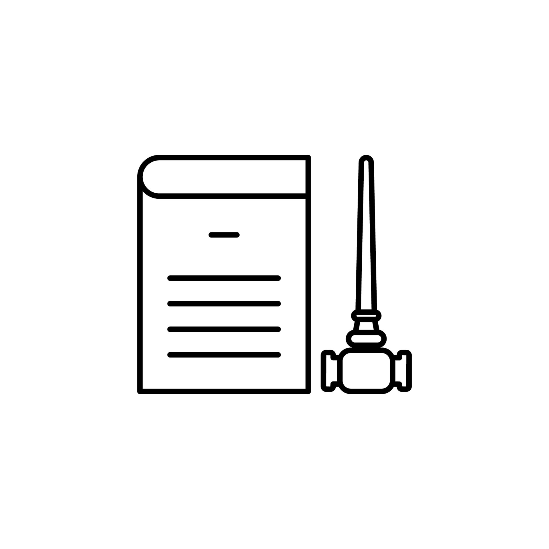 Justice, gavel vector icon 22342650 Vector Art at Vecteezy