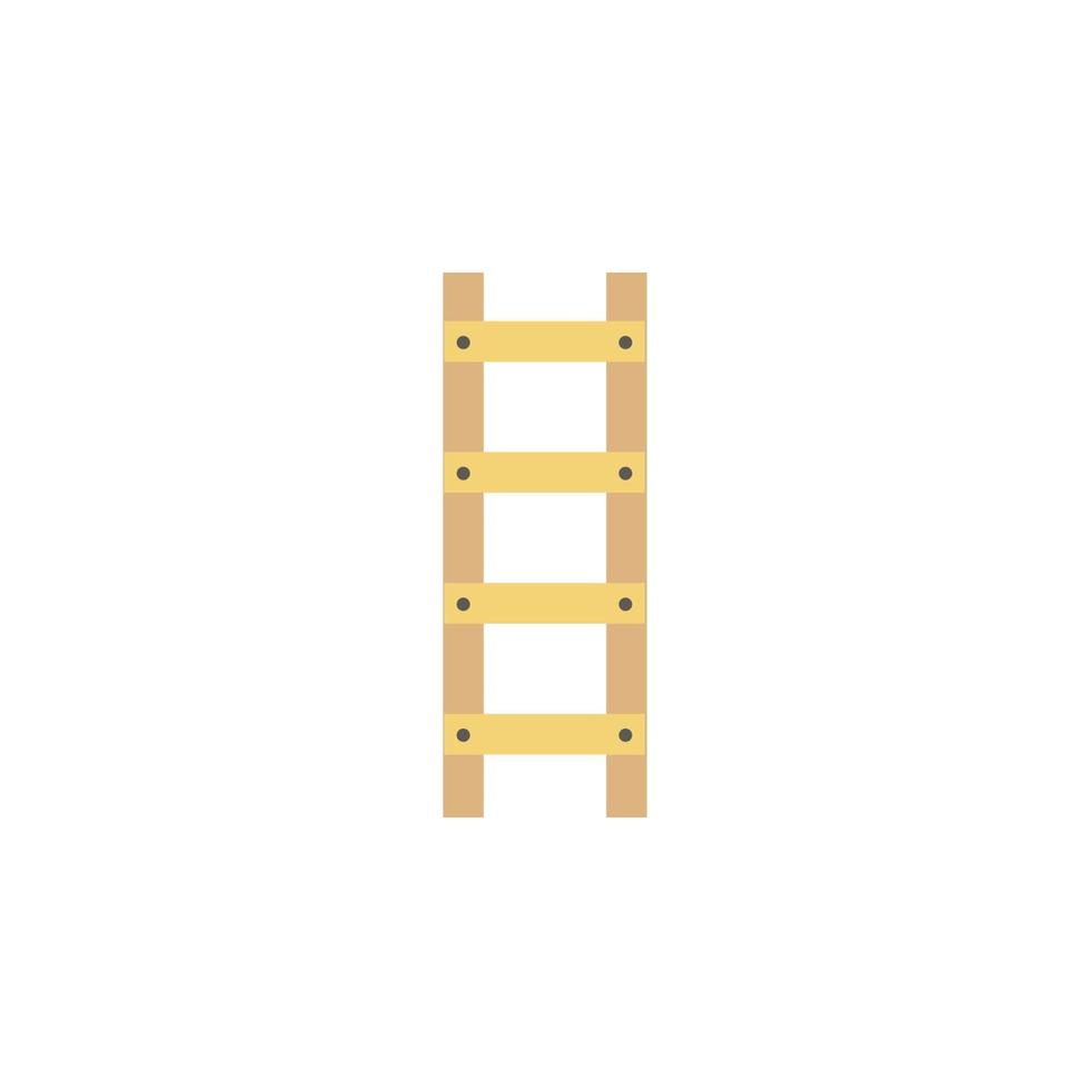ladder colored vector icon