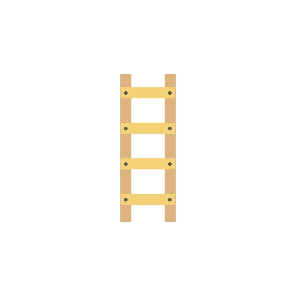 ladder colored vector icon