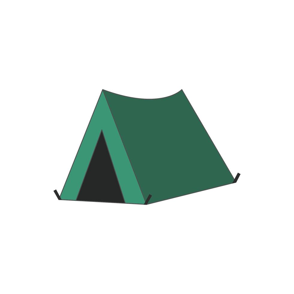 tent color vector icon