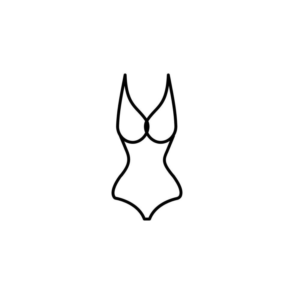 Swimsuit vector icon