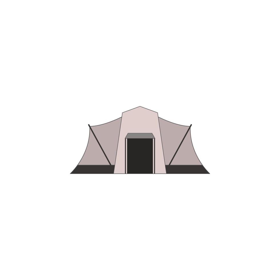 tent color vector icon