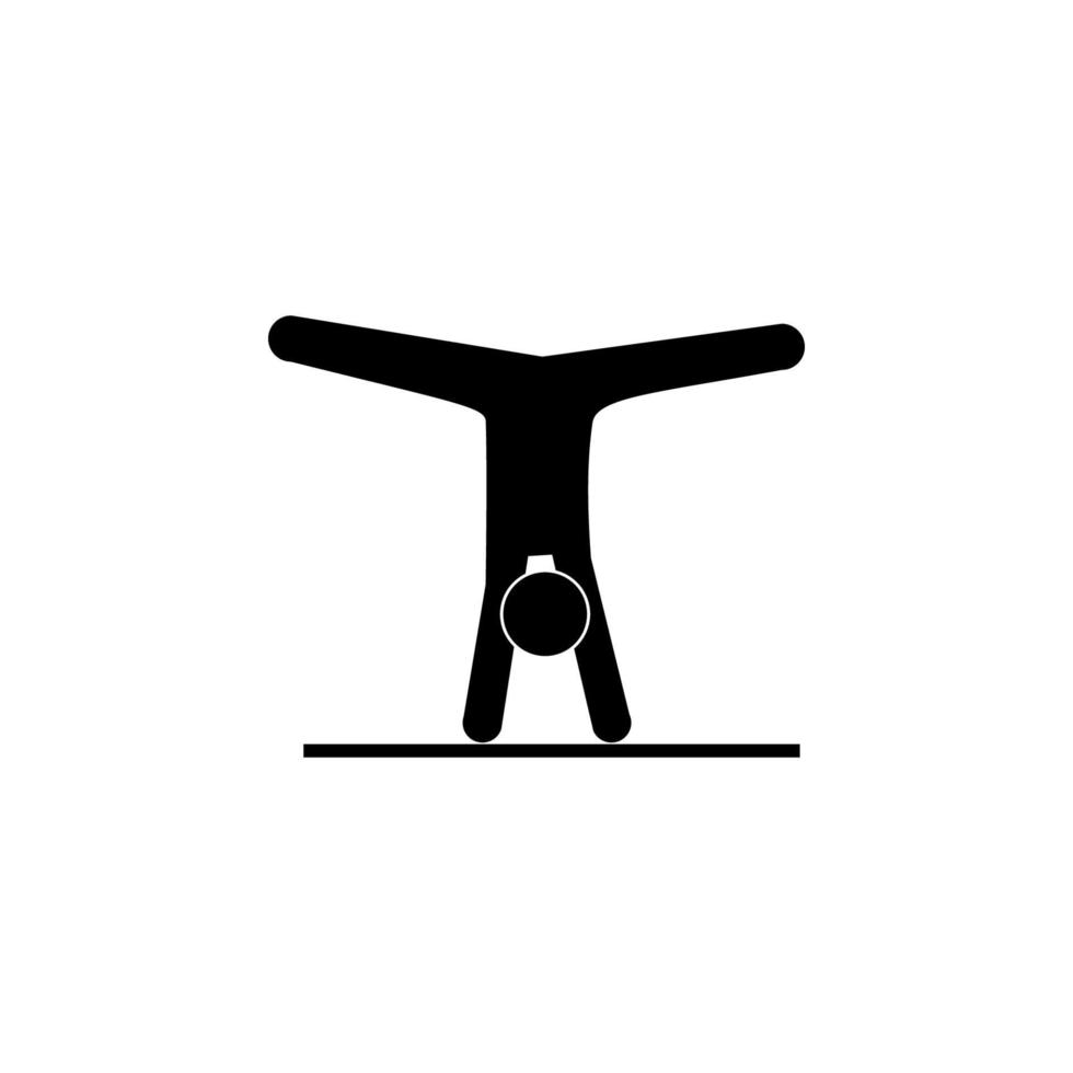 Gymnastics Rhythmic sport vector icon