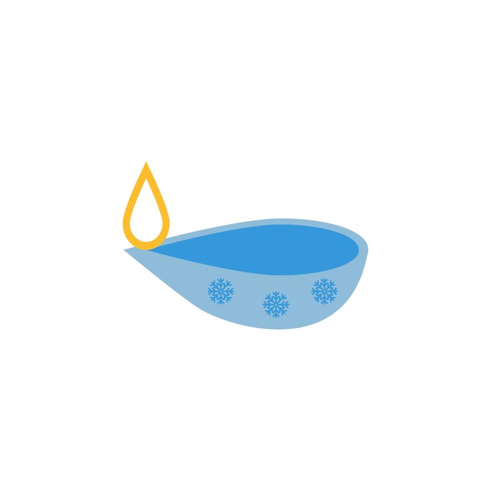 diwali lamp vector icon