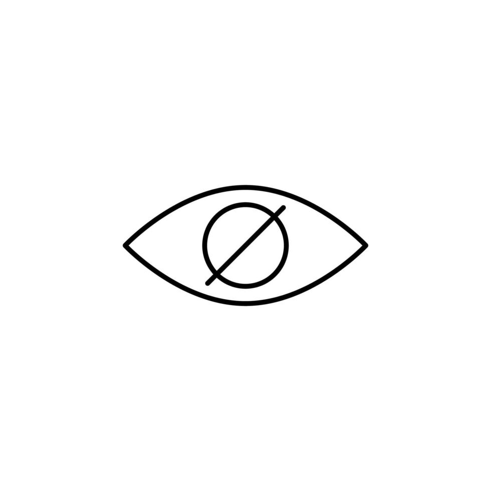 blindness vector icon