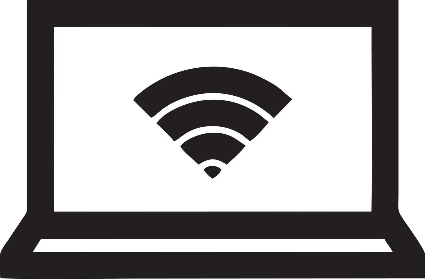 señal comunicación información conexión inalámbrico icono símbolo vector imagen, ilustración de el red Wifi en negro imagen. eps 10