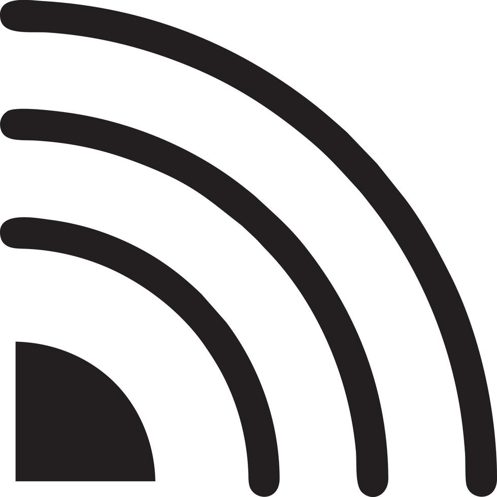 Signal communication information connection wireless icon symbol vector image, illustration of the network wifi in black image. EPS 10