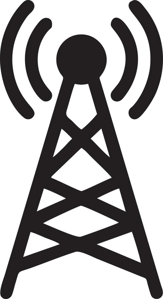 Signal communication information connection wireless icon symbol vector image, illustration of the network wifi in black image. EPS 10