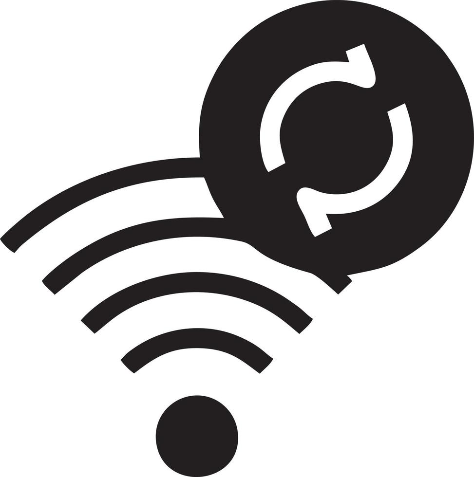 Signal communication information connection wireless icon symbol vector image, illustration of the network wifi in black image. EPS 10