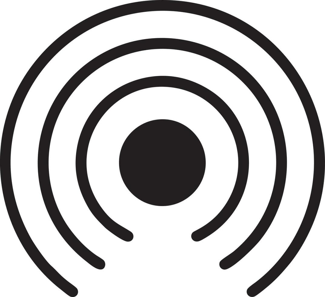 Signal communication information connection wireless icon symbol vector image, illustration of the network wifi in black image. EPS 10