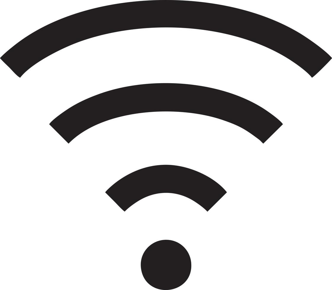 Signal communication information connection wireless icon symbol vector image, illustration of the network wifi in black image. EPS 10