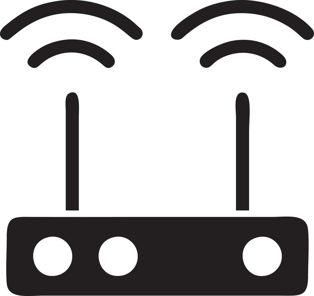 Signal communication information connection wireless icon symbol vector image, illustration of the network wifi in black image. EPS 10