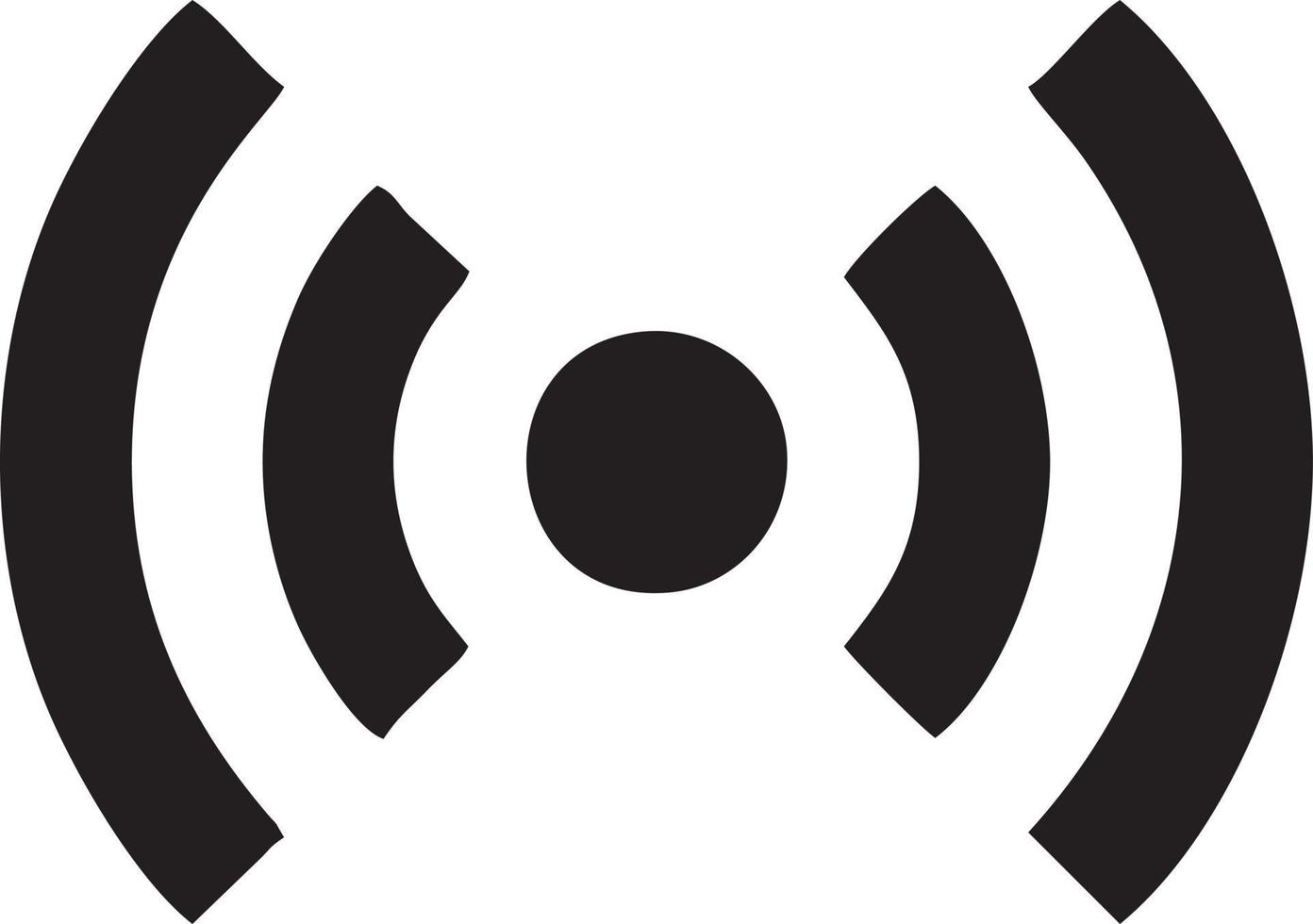 Signal communication information connection wireless icon symbol vector image, illustration of the network wifi in black image. EPS 10