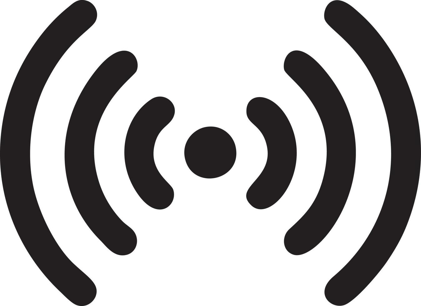 Signal communication information connection wireless icon symbol vector image, illustration of the network wifi in black image. EPS 10