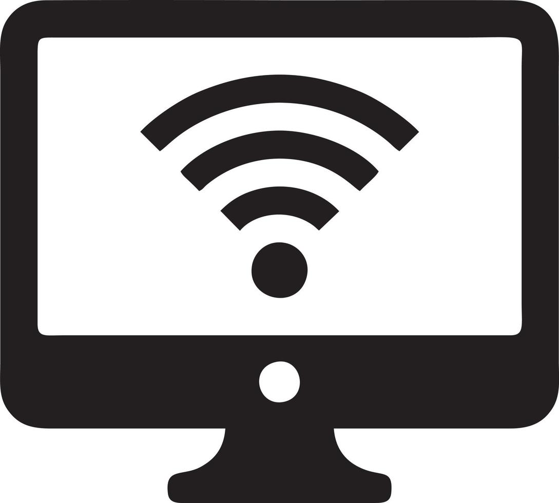 Signal communication information connection wireless icon symbol vector image, illustration of the network wifi in black image. EPS 10